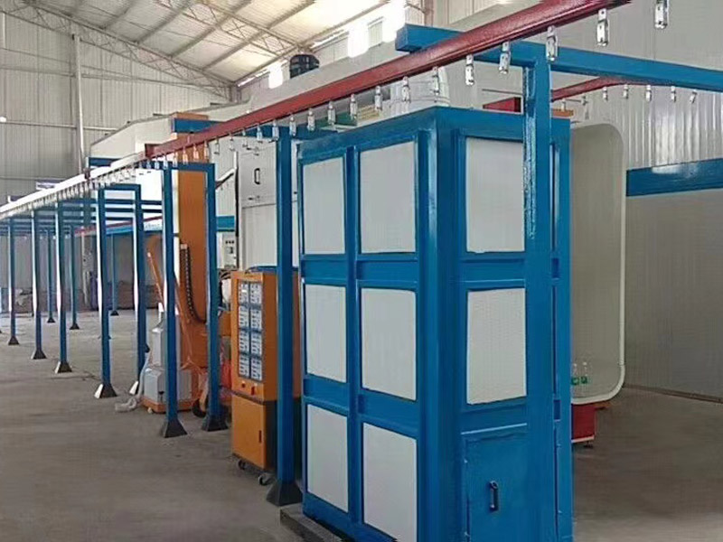 Powder coating machine