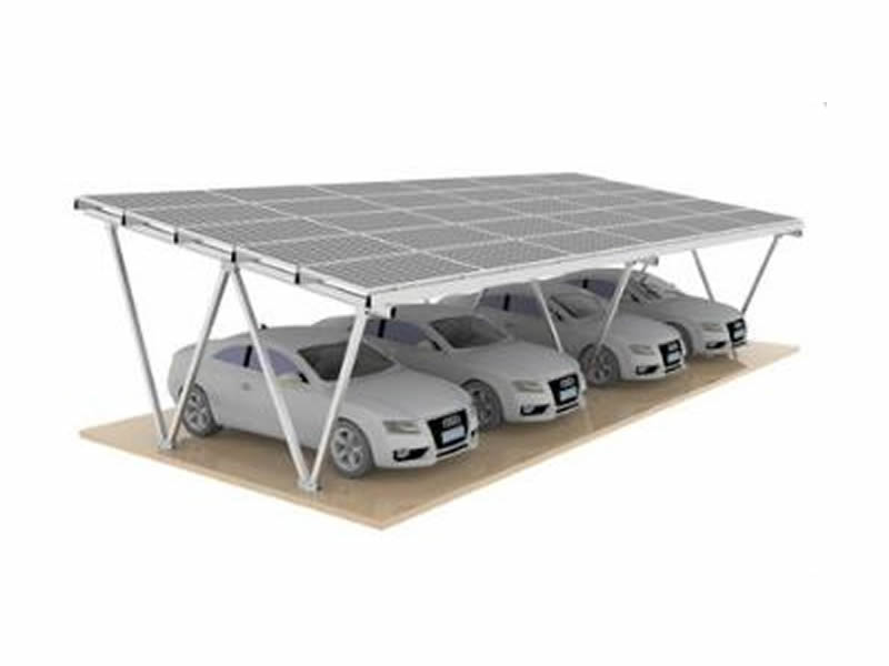 Solar carport structure