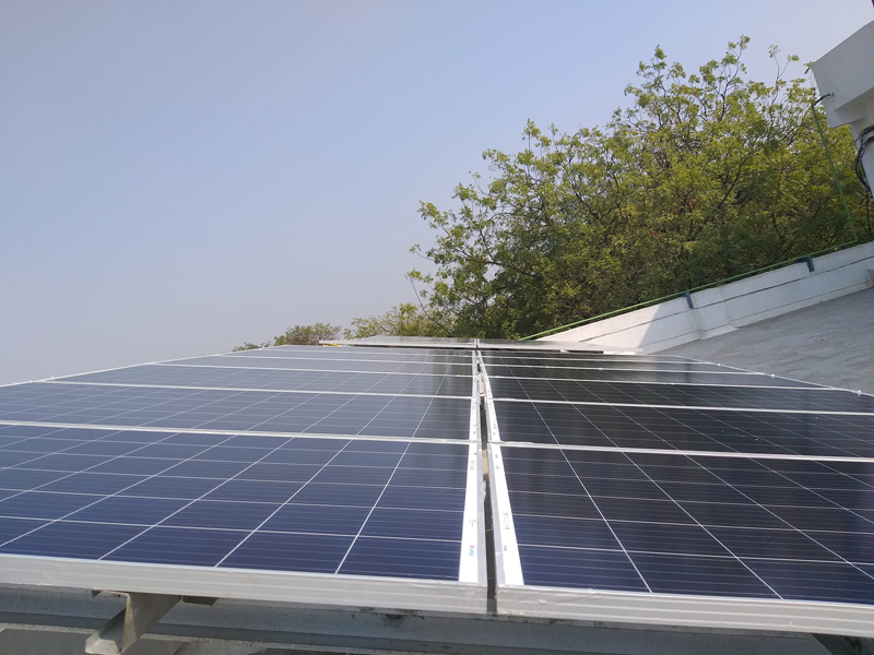 30 KW off Grid Solar system in India