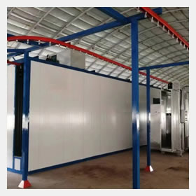 Powder coating machine